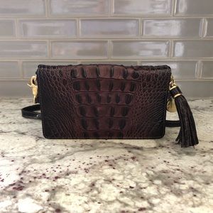 Brahmin Small Brown Crossbody Purse